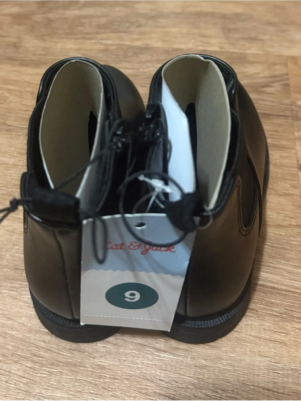 Cat & Jack Black Kids Chelsea Boots